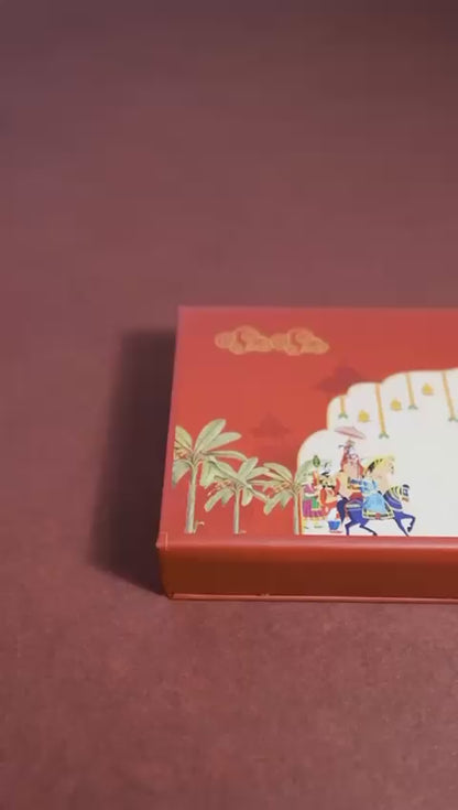 Rivansh Royal Silver Coin Gift Box (Customizable) | MMTC Gold Coin Alternative for Weddings & Corporate Gifting