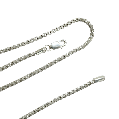Box 92.5 Sterling Silver Chain for Women,Chain,925 silver,rivansh.co