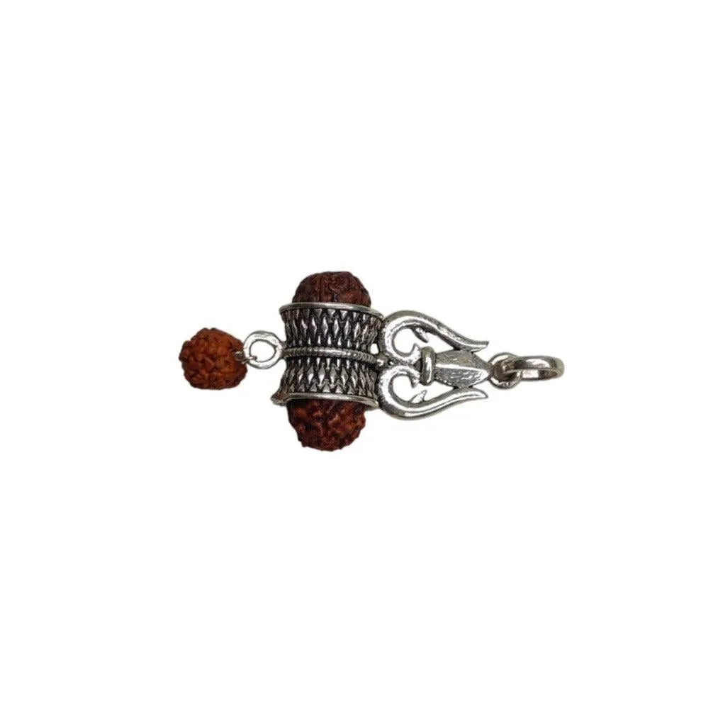 Rudraksha Sterling Silver Pendent for Men/Women | Rivansh Jewels | 925 Sterling Silver Jewelry Store | Rivansh.co | Luxury Sterling Silver Jewellery Online