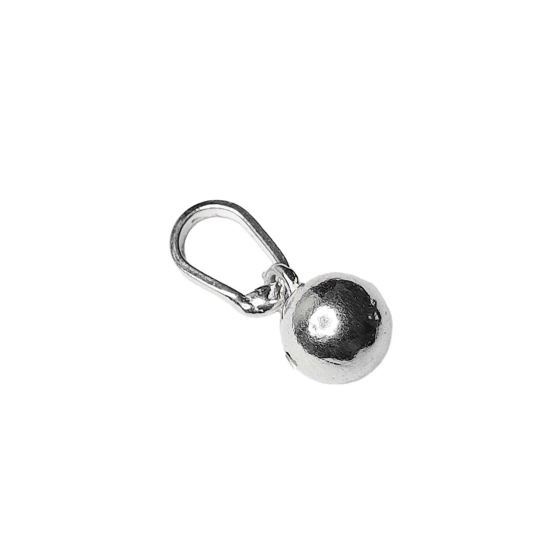 Silver Ball Pendant (92.5 Sterling Silver) | Rivansh Jewels | 925 Sterling Silver Jewelry Store | Rivansh.co | Luxury Sterling Silver Jewellery Online