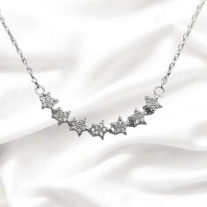 Silver Seven Stars Silver Neckpiece for Women (92.5 Sterling Silver)
