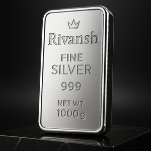 Rivansh 999 Pure Silver Brick