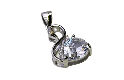 The Diamond Duck- Silver Pendent for Women - Rivansh