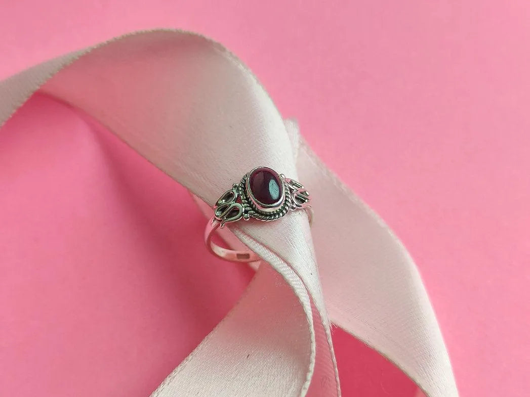 Tribal Silver Ring for Women - Rivansh