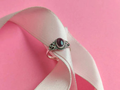 Tribal Silver Ring for Women - Rivansh
